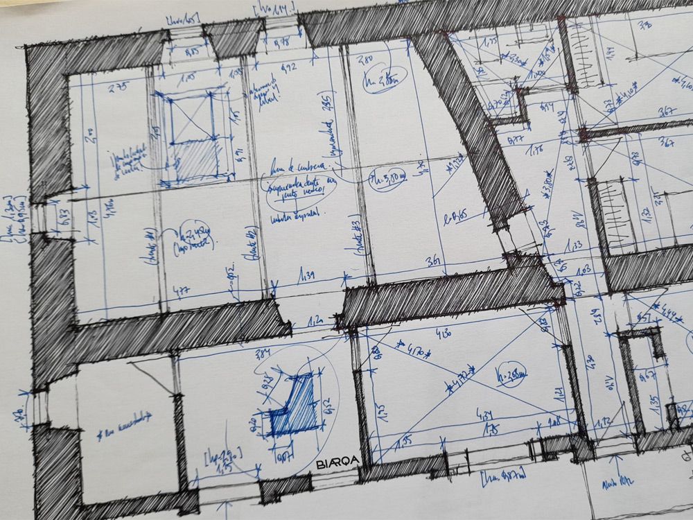 Toma de datos para levantamiento de vivienda
