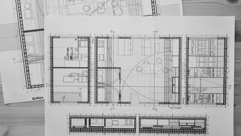 Planta del cabanon